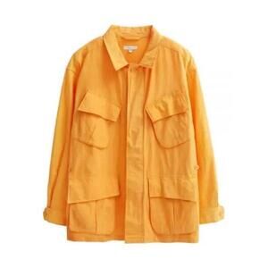 ENGINEERED GARMENTS Relaxed Fit Orange Jacket with Classic Collar